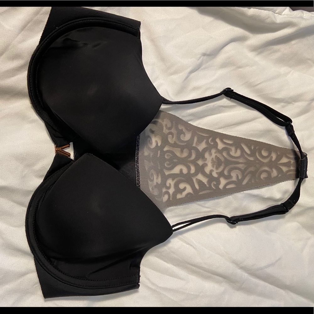 Victoria’s Secret VS black Demi racerback bra